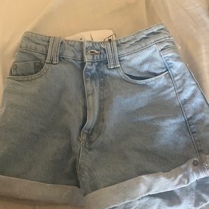 Zara mom fit shorts